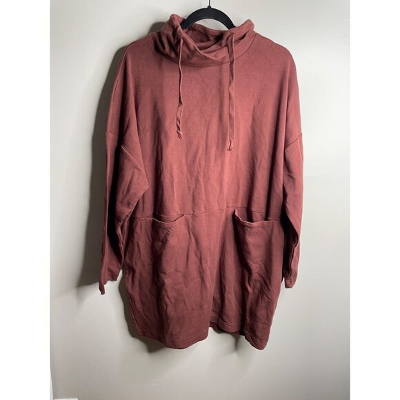 Free People Gigi Set Pullover Sweatshirt Pants Set Brown Size XS NEW Oversized - Picture 4 of 9